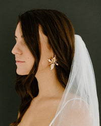 Laurel Flower Studs
